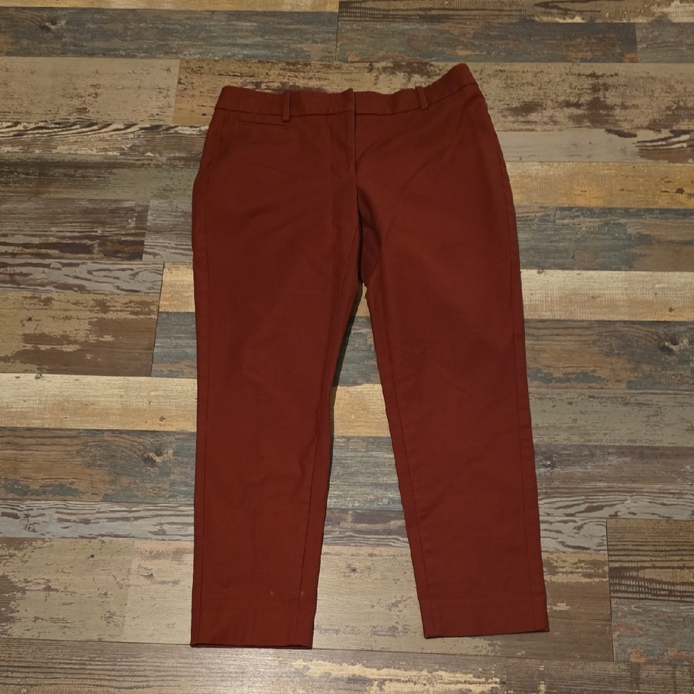 White House Black Market The Legging Burgundy Pants Womens 8R Inseam 26